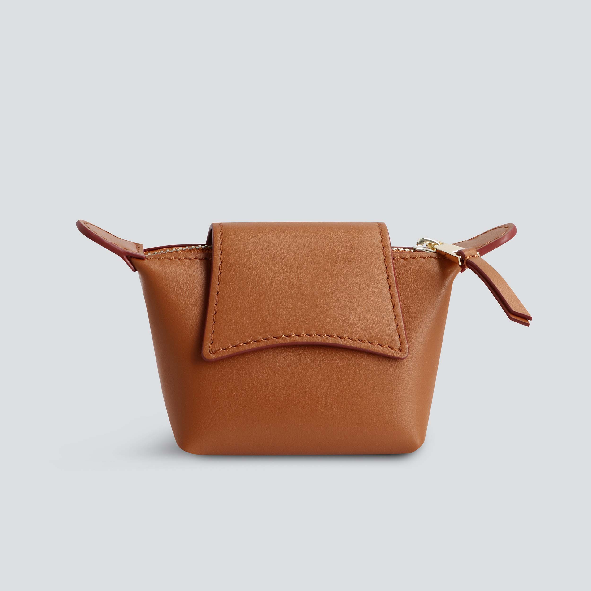 Arch Coin Purse - cognac