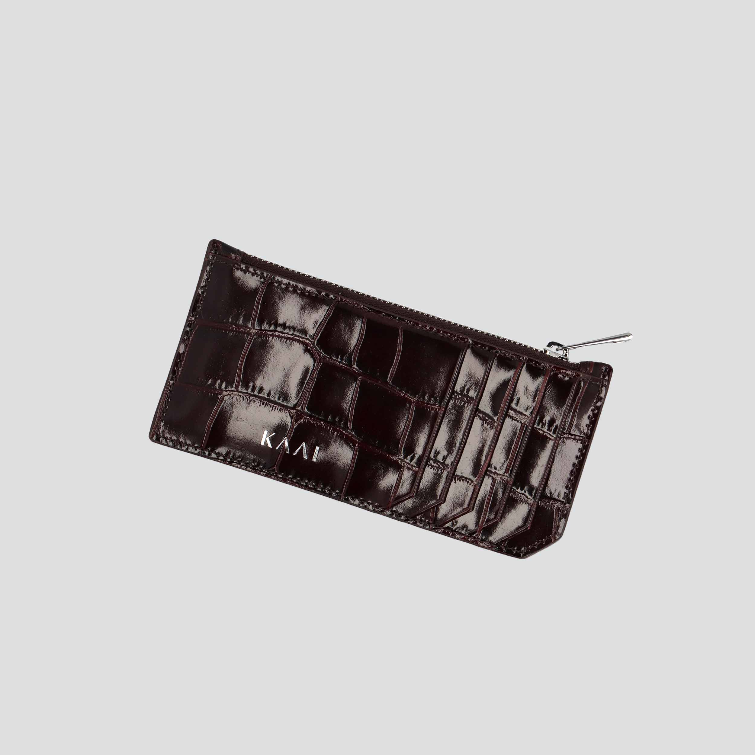 Cardholder - croco fondant