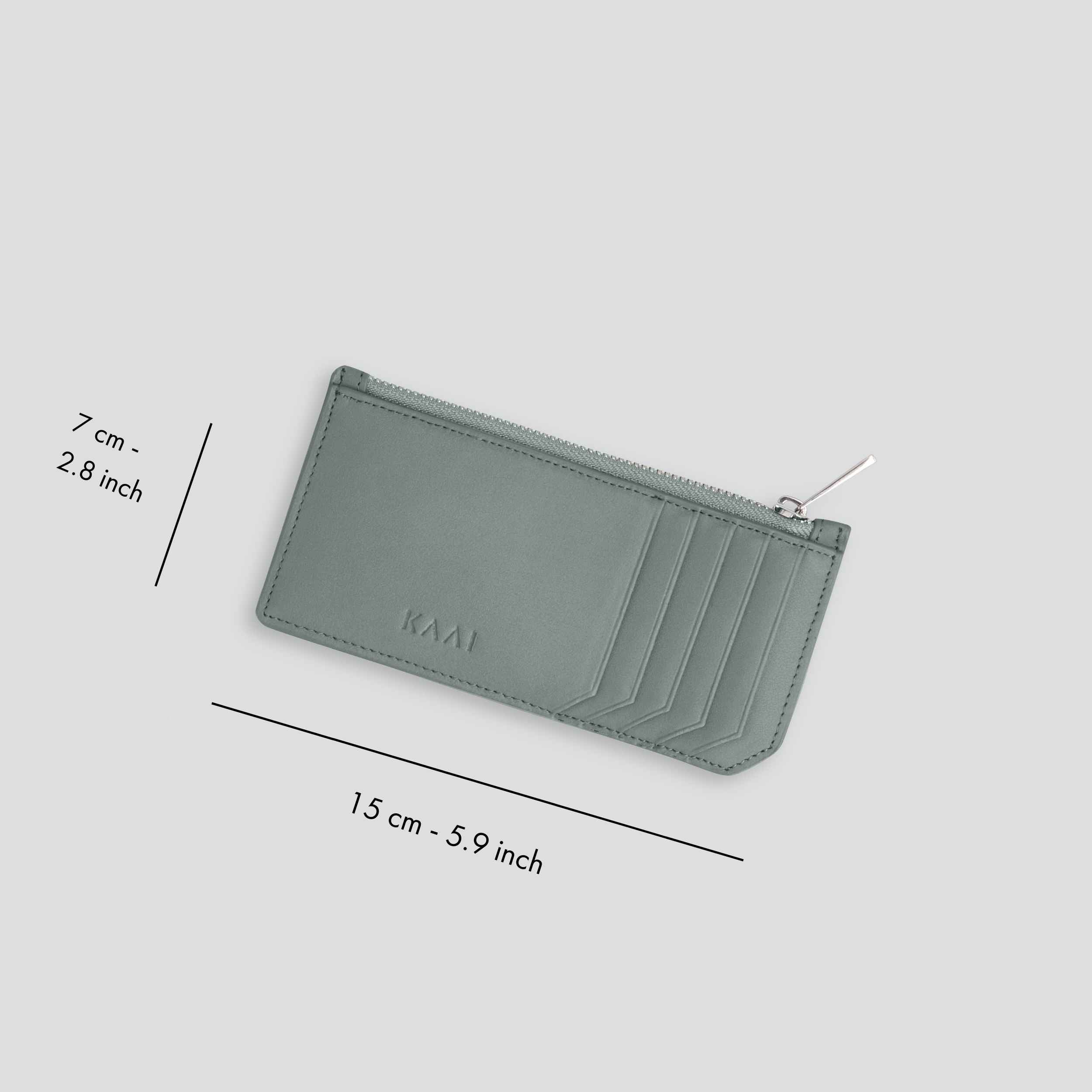 Cardholder - grey green - Image 2