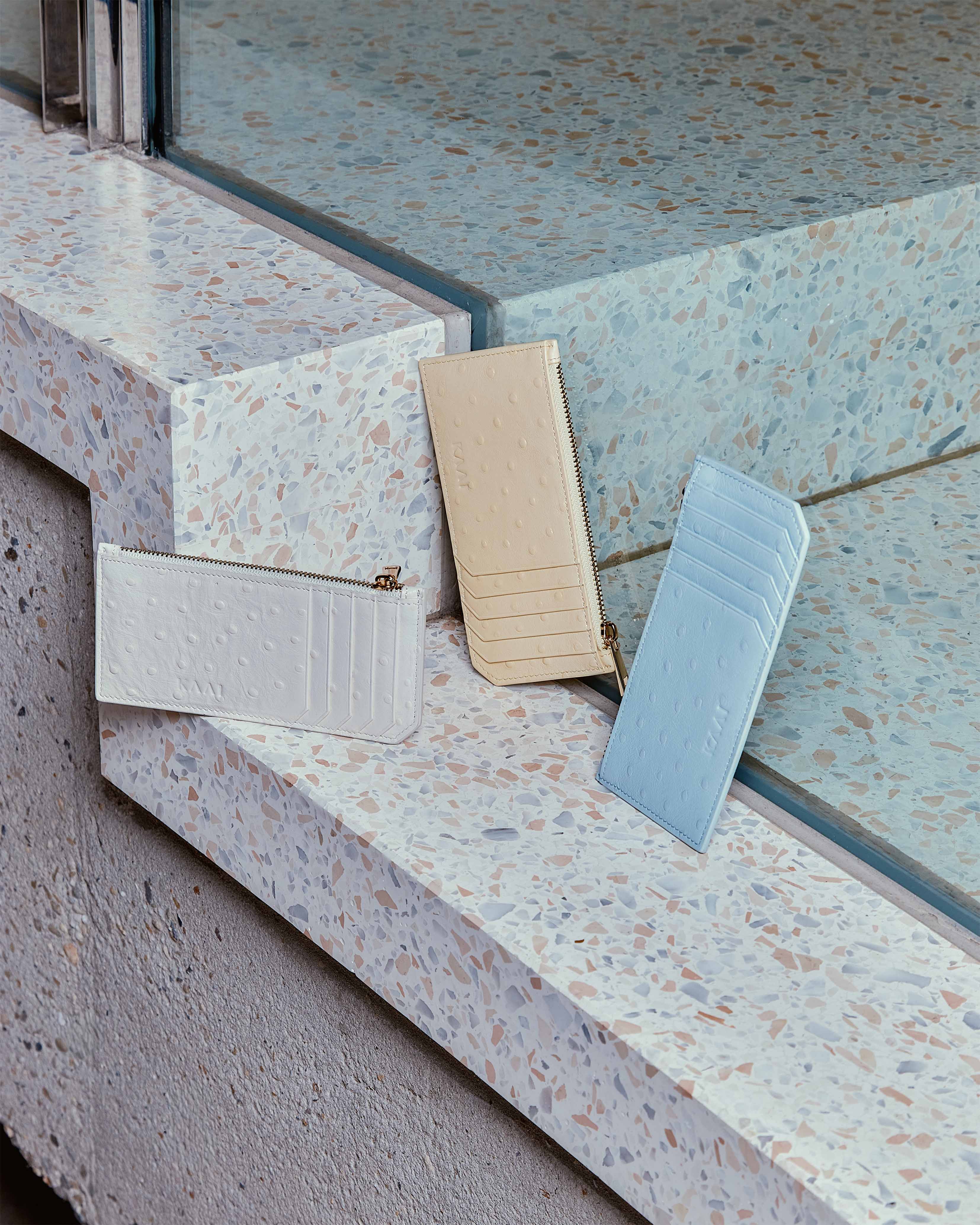 Cardholder - ostrich cream - Image 2