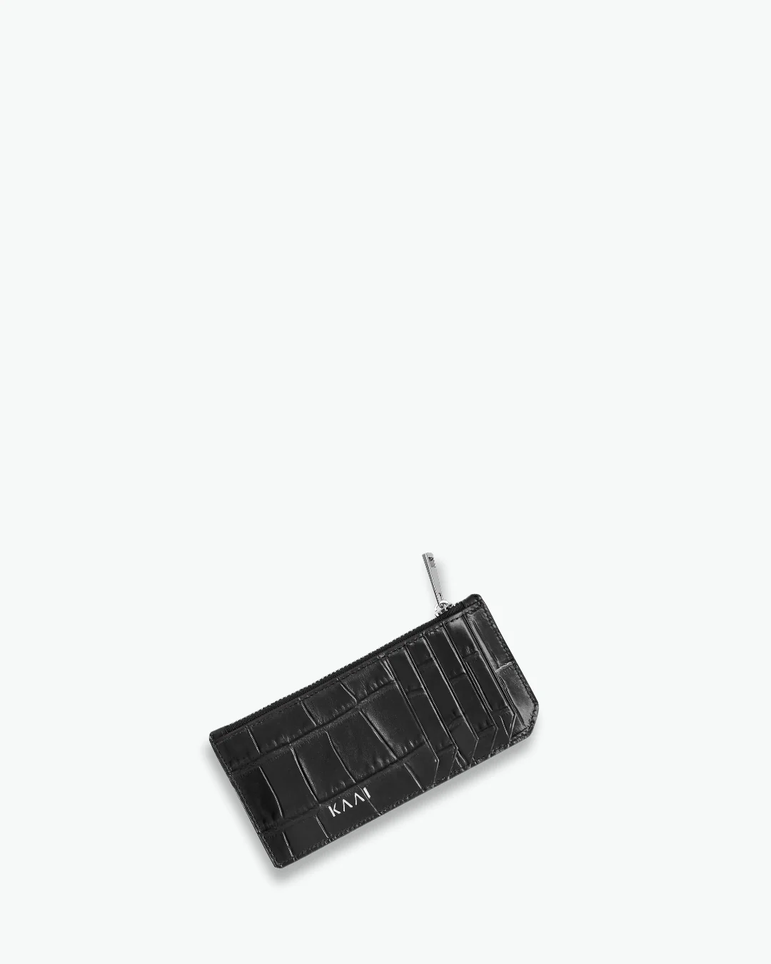 Cardholder - soft croco black