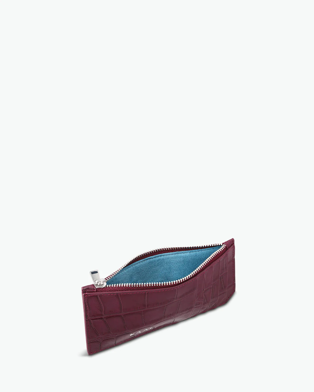 Cardholder - soft croco merlot - Image 2