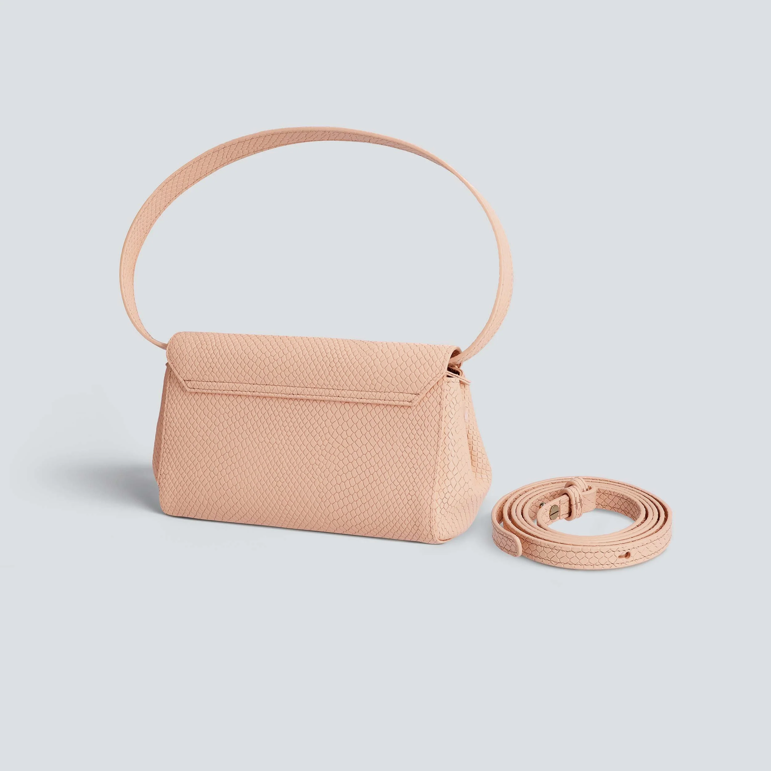 Ikon clutch - lizard peach - Image 5