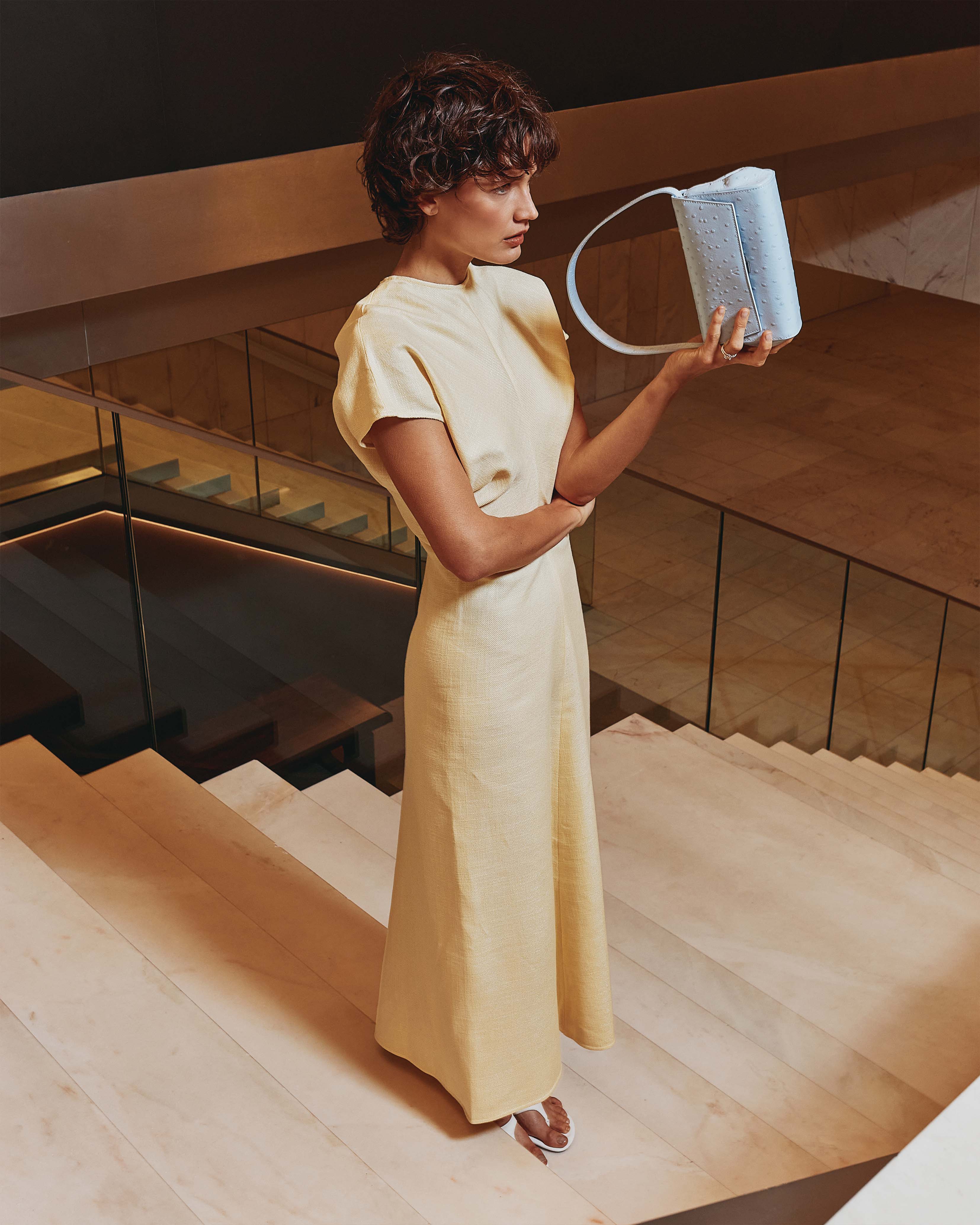 Ikon Clutch - ostrich ice blue - Image 6