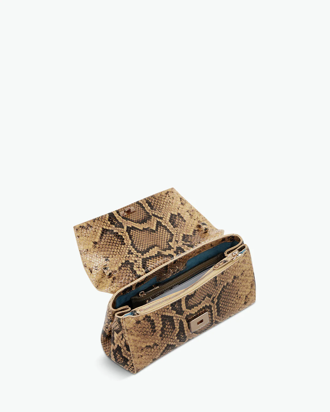 Ikon Clutch - snake amber brown - Image 3