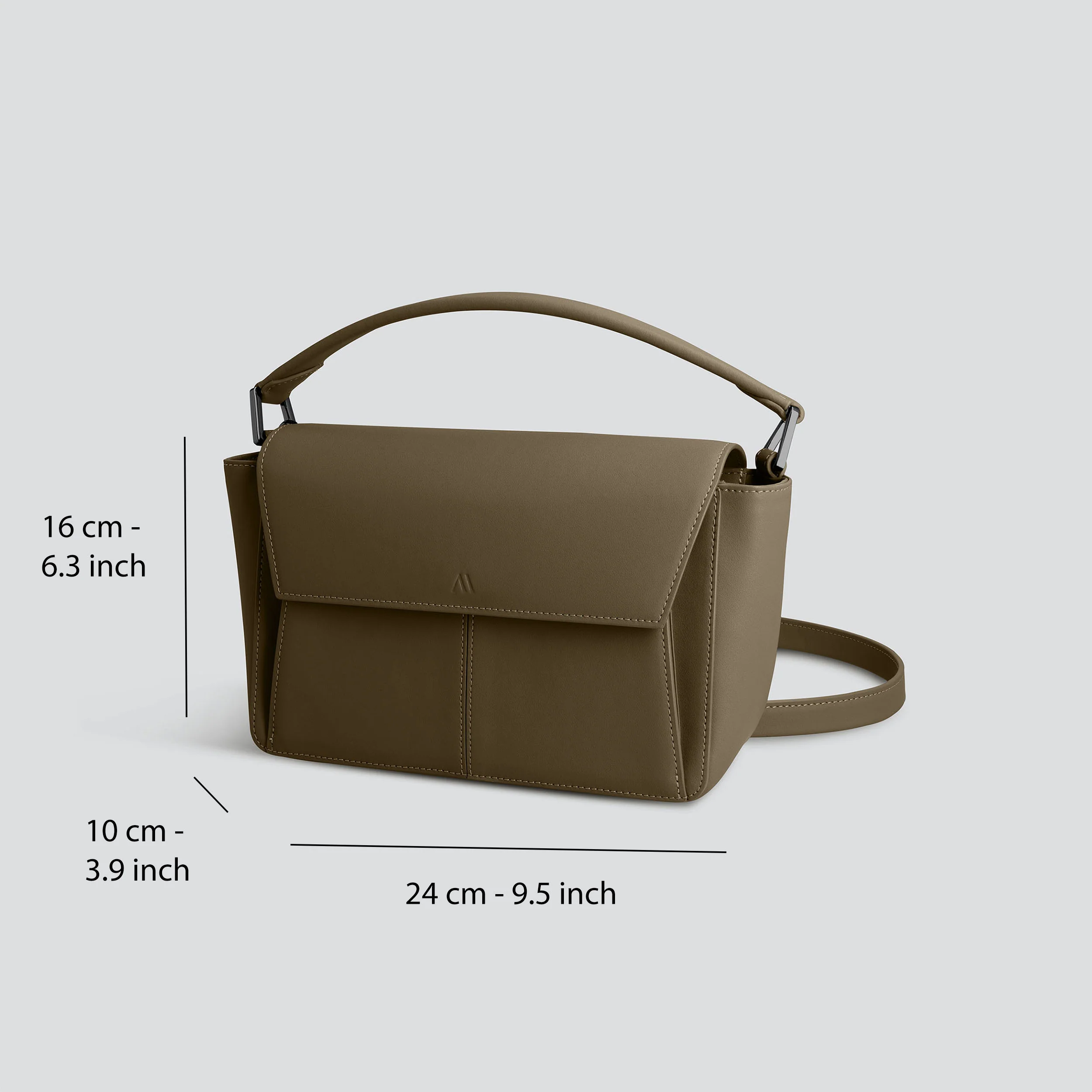 Ikon Shoulder Bag - dark khaki - Image 4