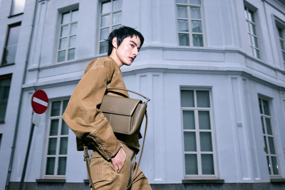 Ikon Shoulder Bag - dark khaki - Image 5
