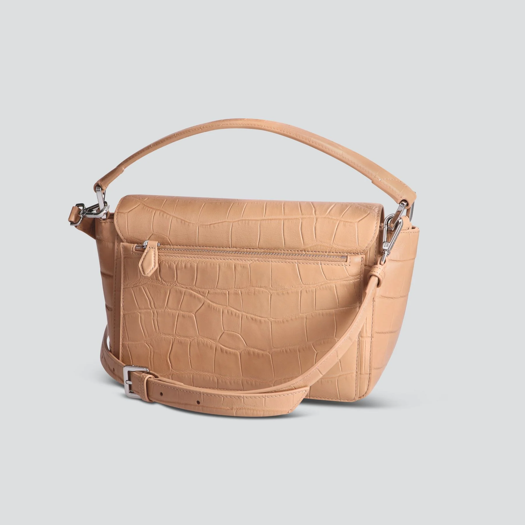 Ikon Shoulder Bag - soft croco cappuccino - Image 2