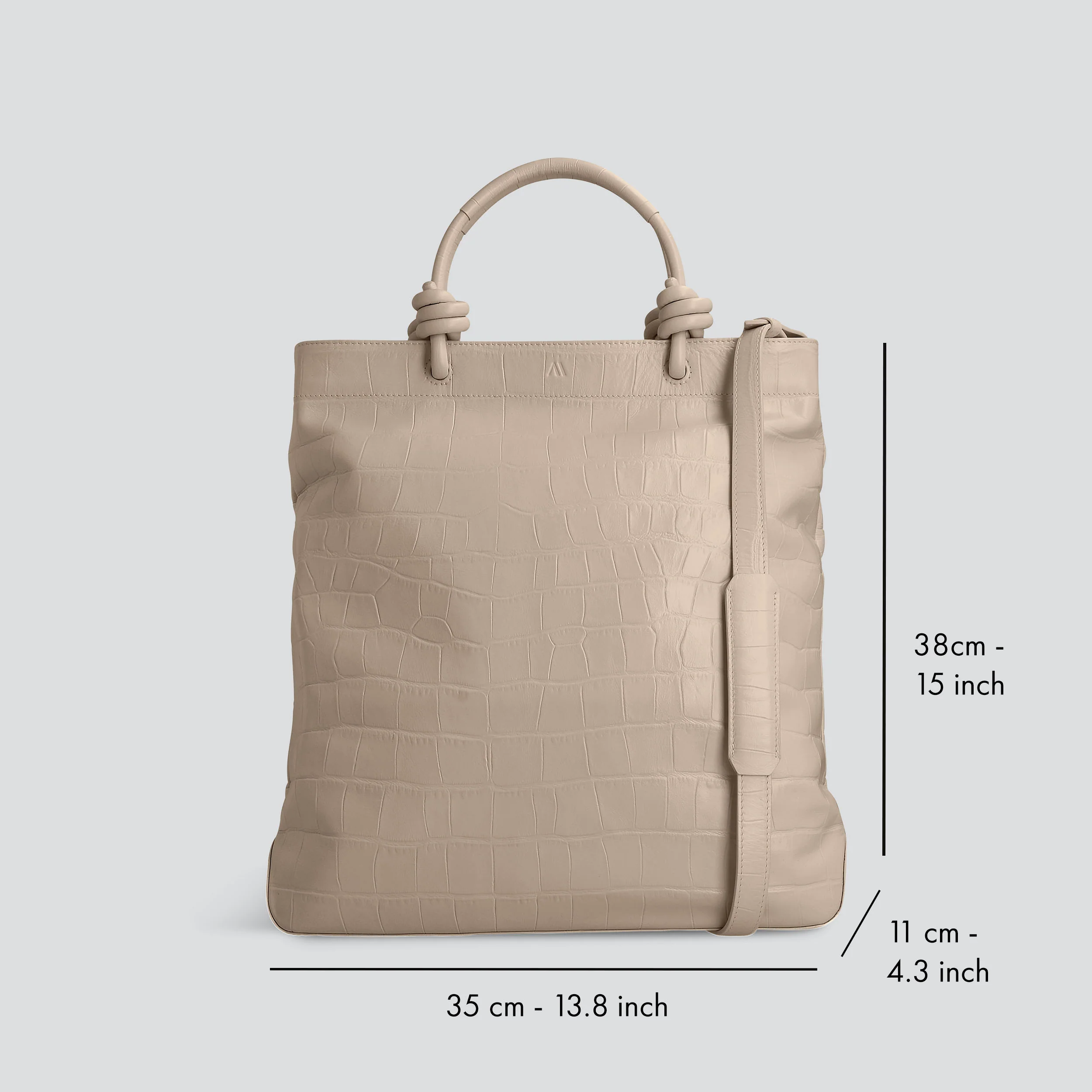 Loop - soft croco clay taupe - Image 4