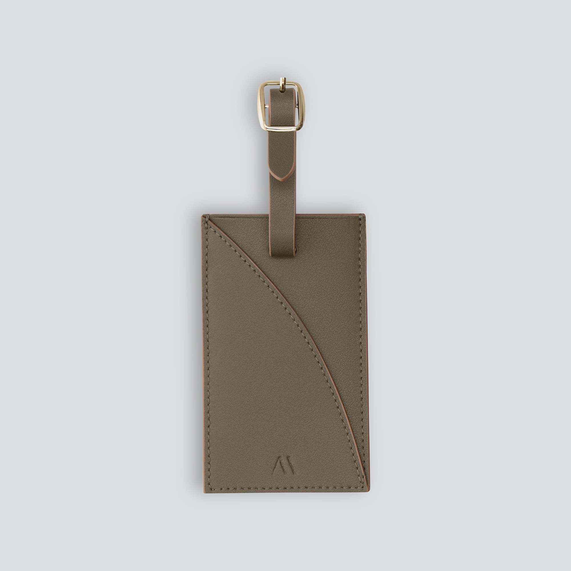 Luggage Tag - dark khaki