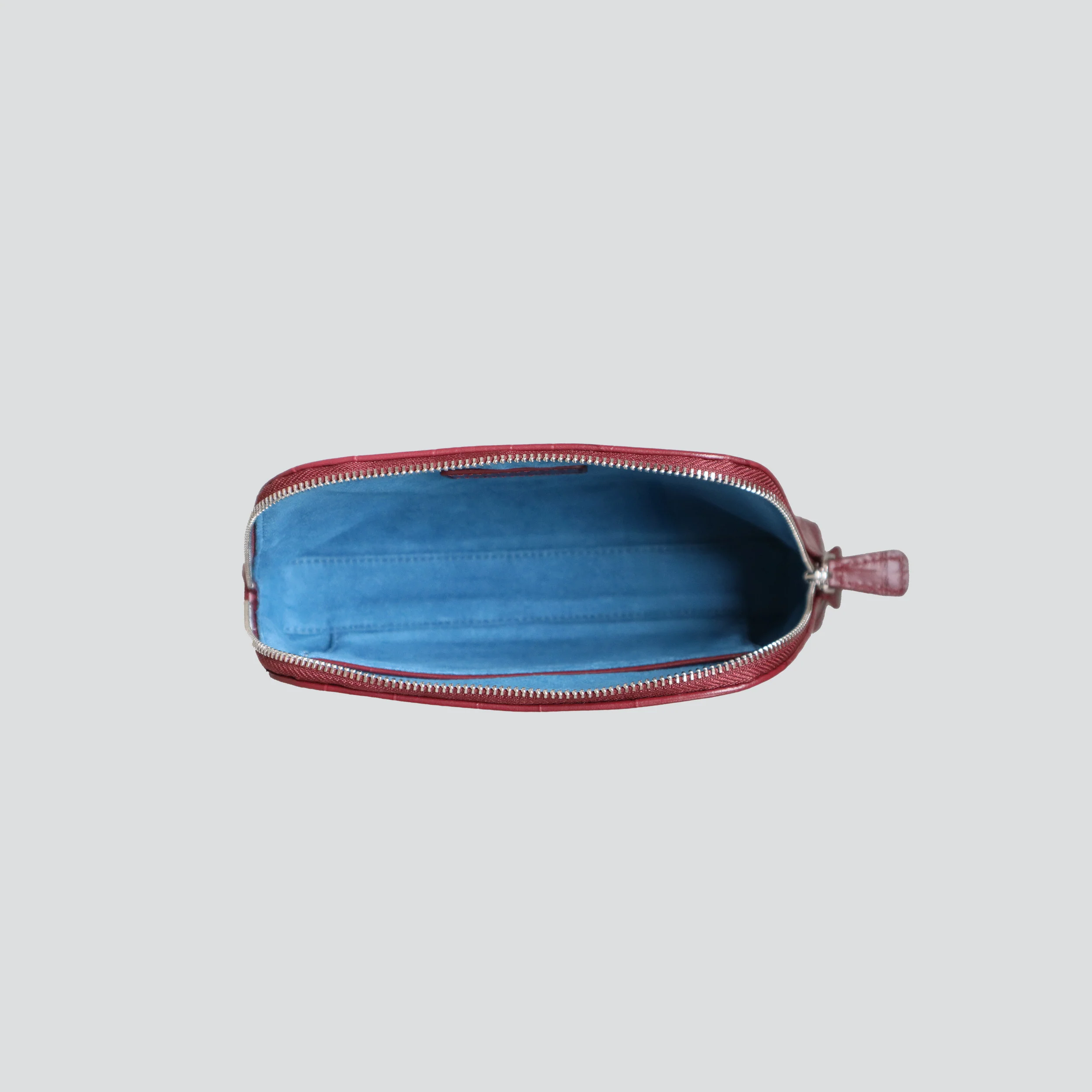 Makeup Bag - soft croco dahlia red - Image 3