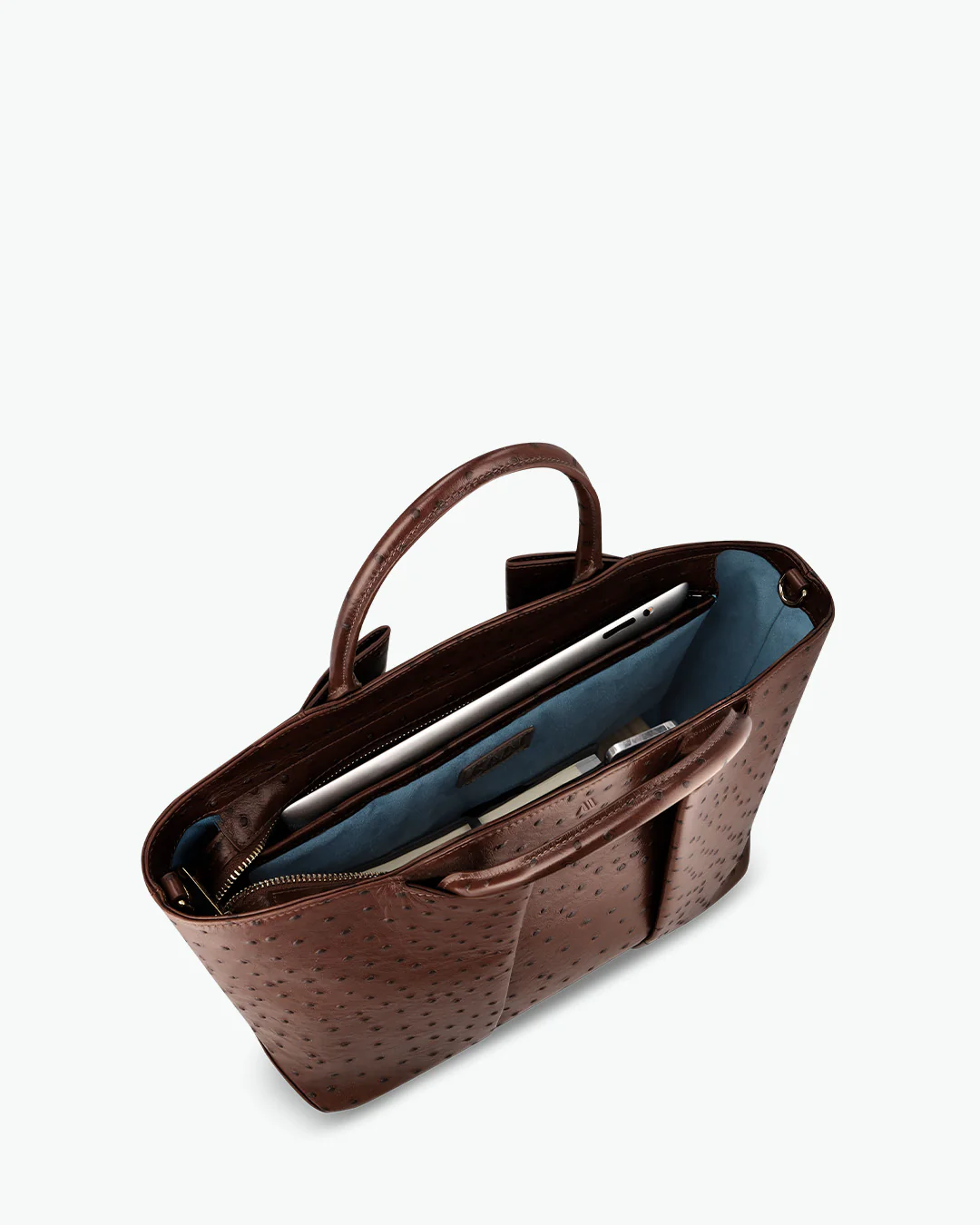 Mini Horizon - ostrich chocolate brown - Image 4