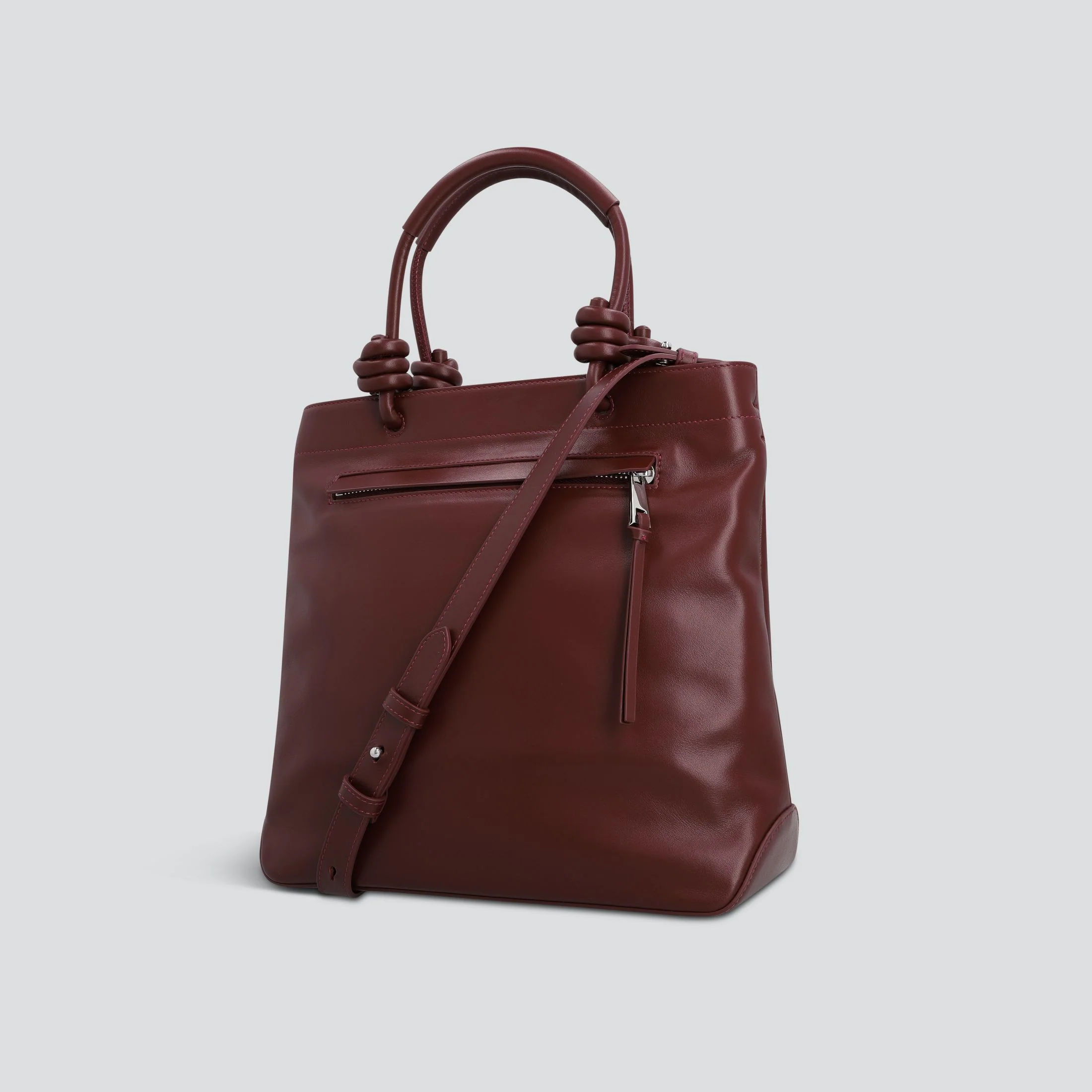 Mini Loop - nappa chestnut - Image 2