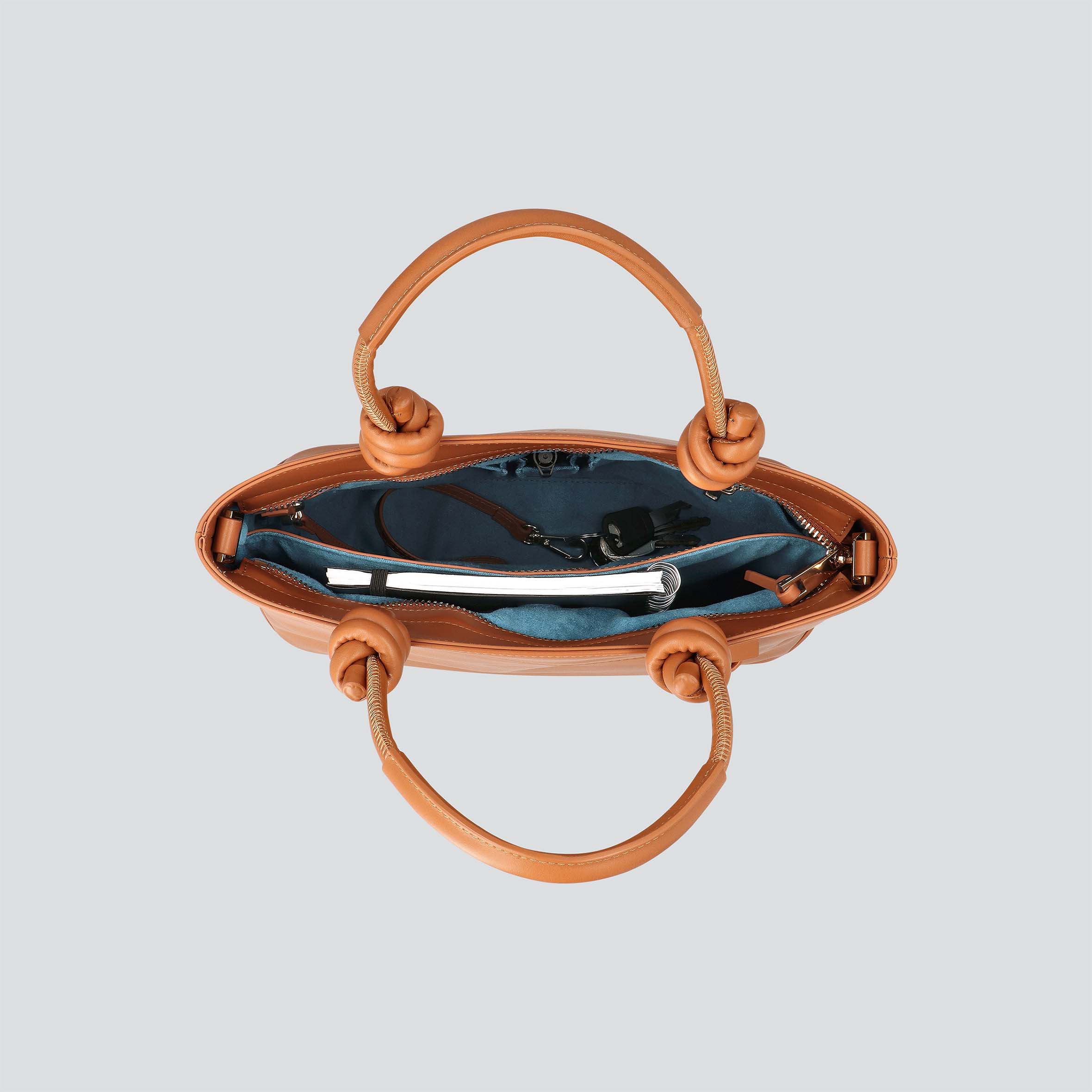 Mini Loop - nappa cognac - Image 2
