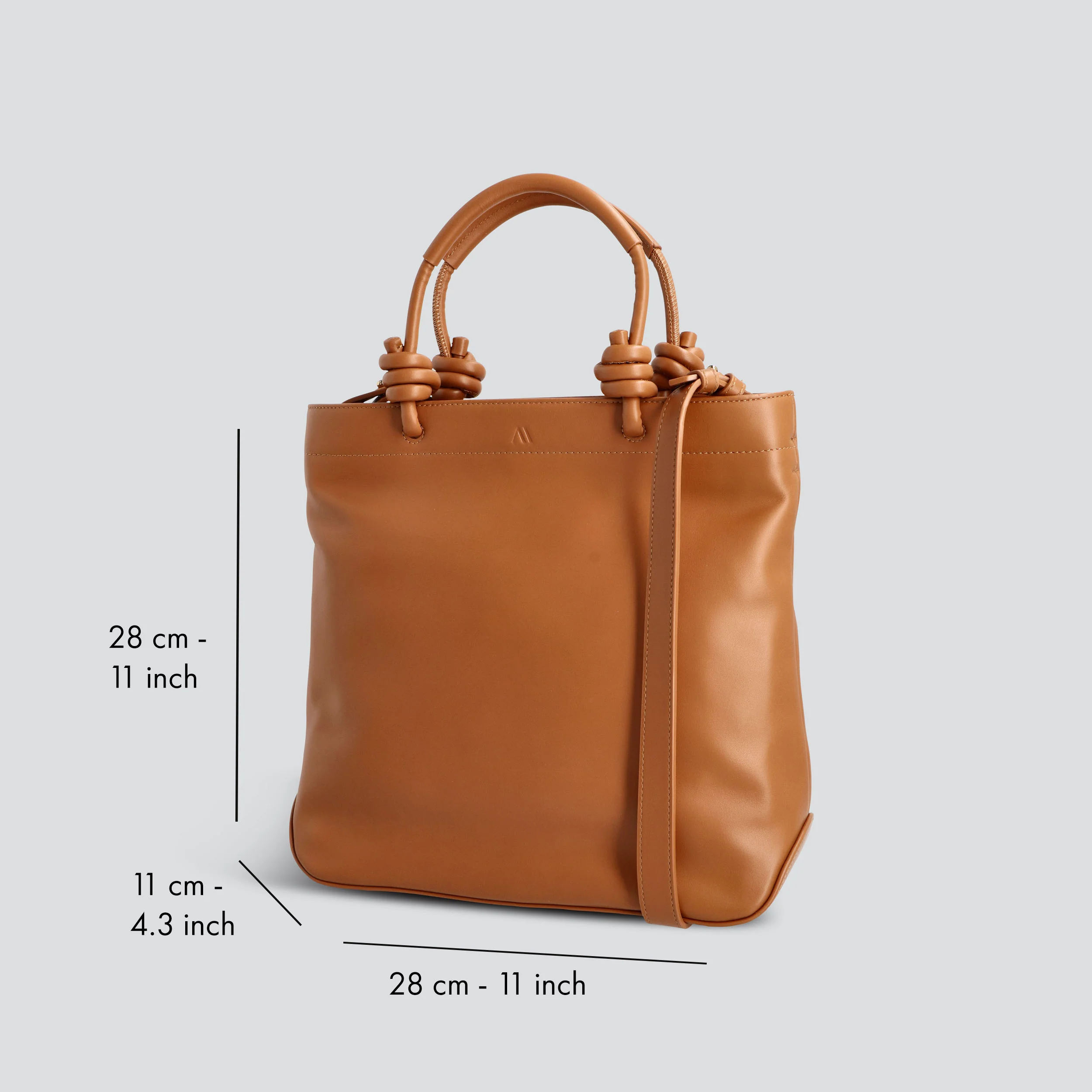 Mini Loop - nappa cognac - Image 3