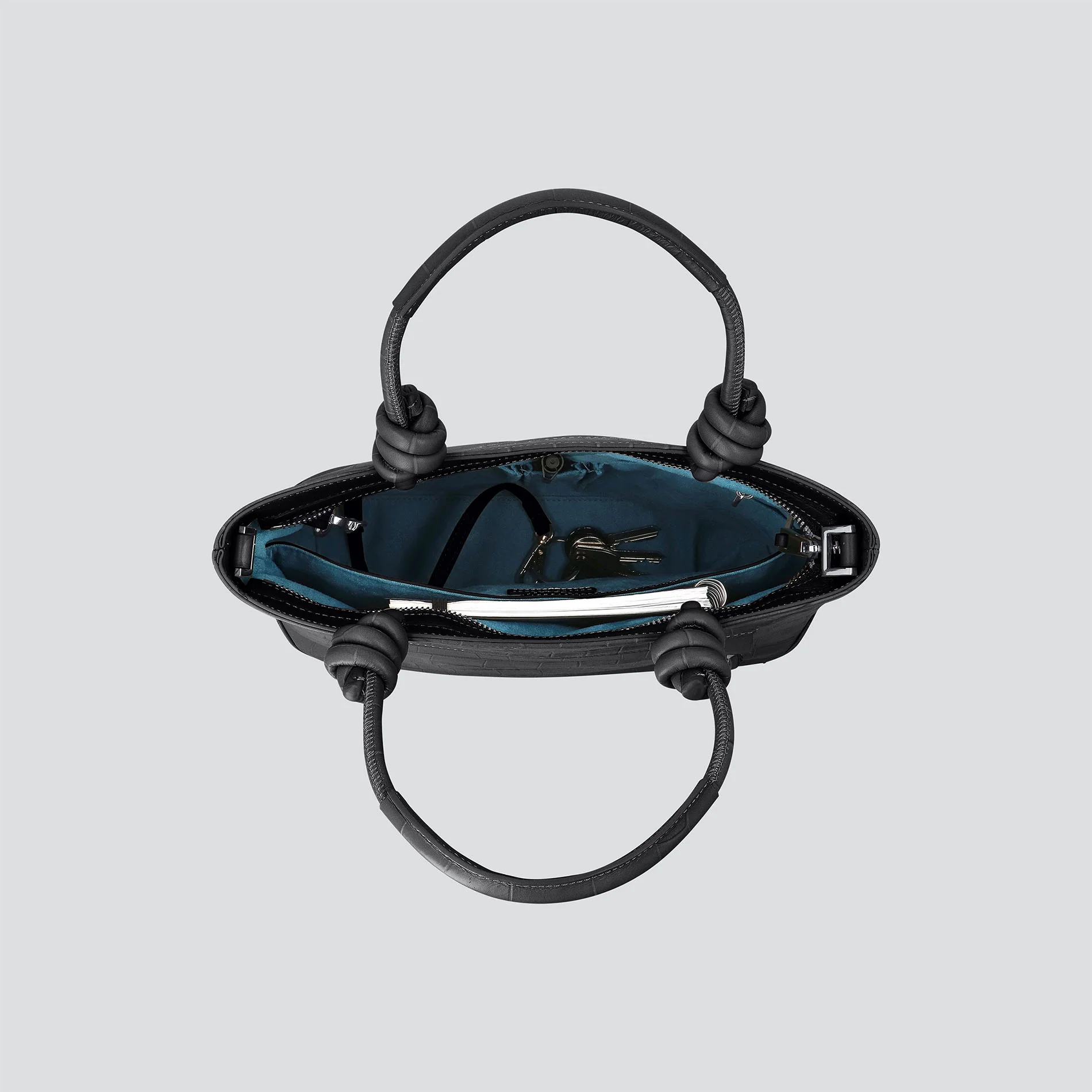 Mini Loop - soft croco black - Image 2