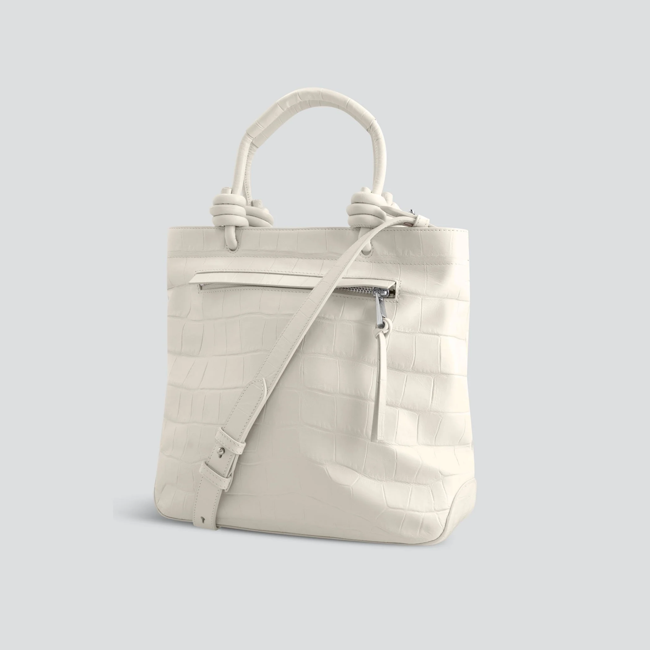 Mini Loop - soft croco chalk white - Image 4