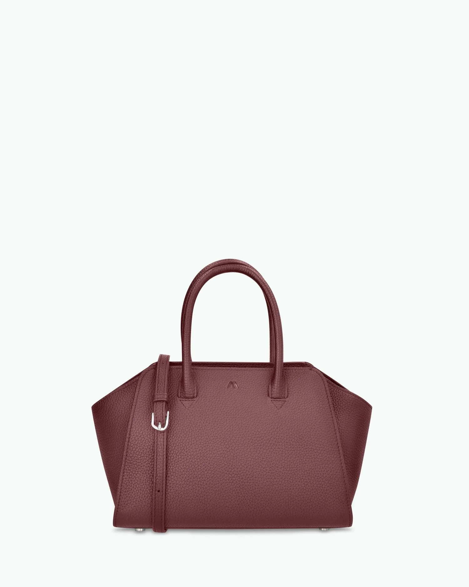 Mini Voyager - grain dark burgundy