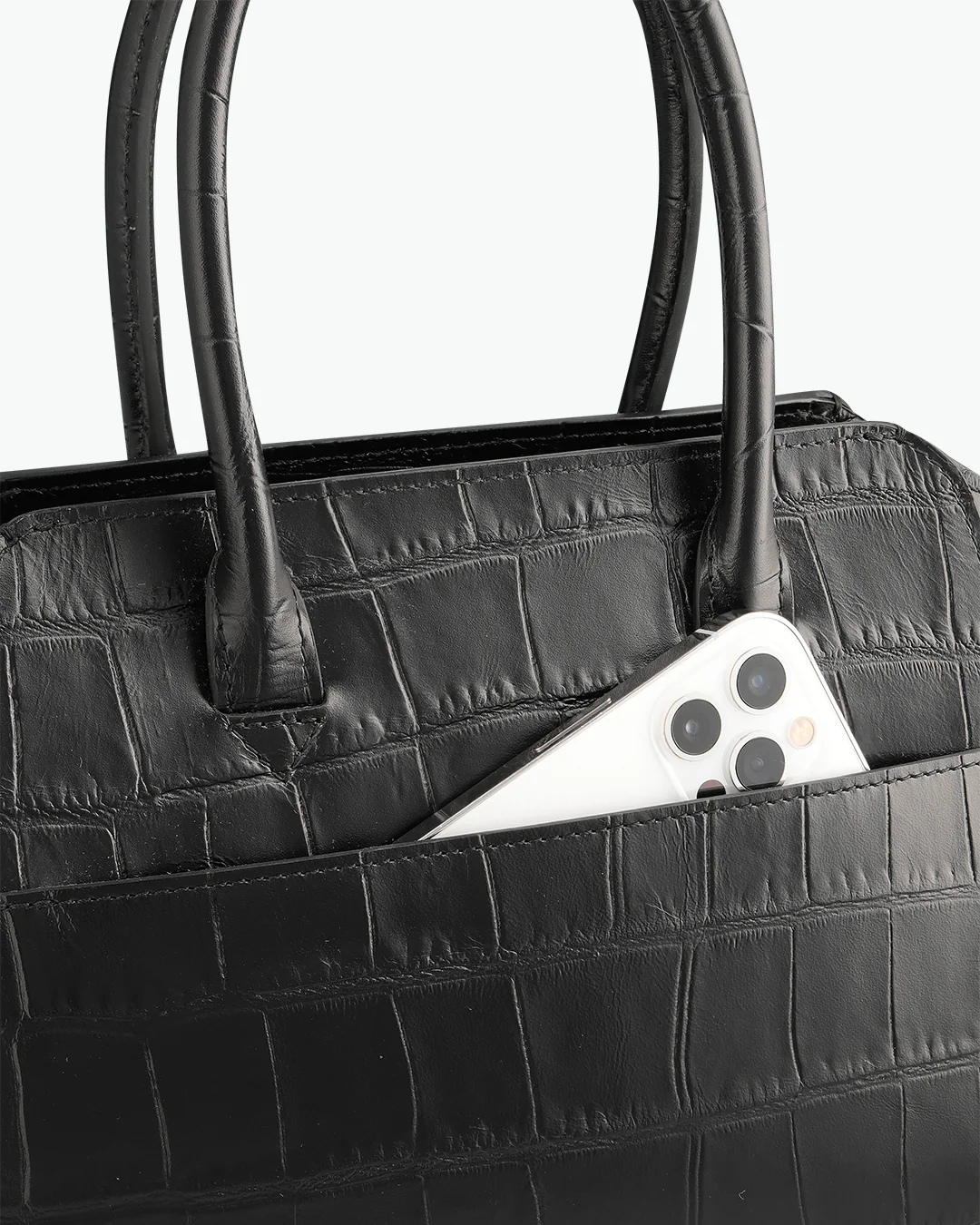 Mini Voyager - soft croco black - Image 5