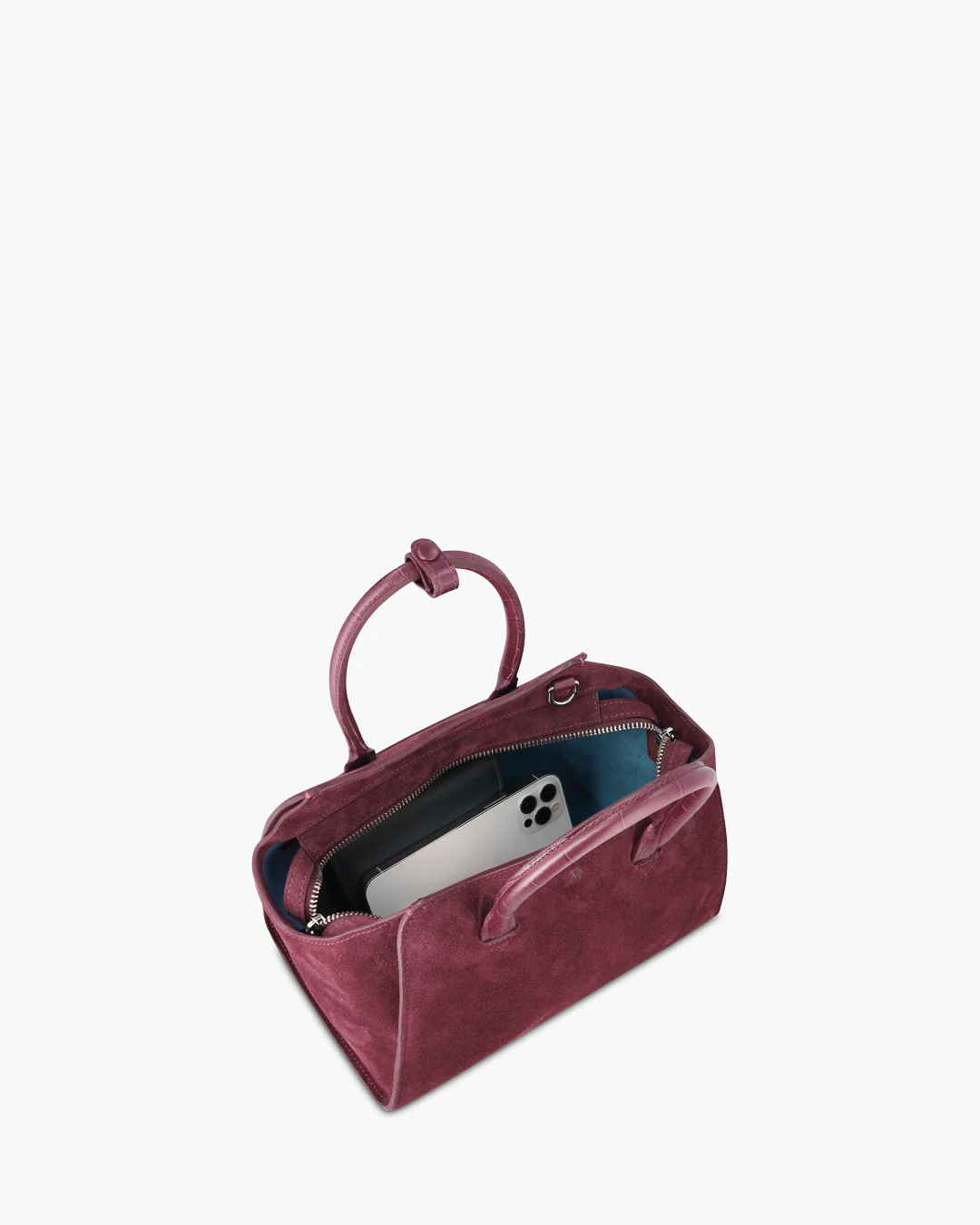 Mini Voyager - suede merlot - Image 2
