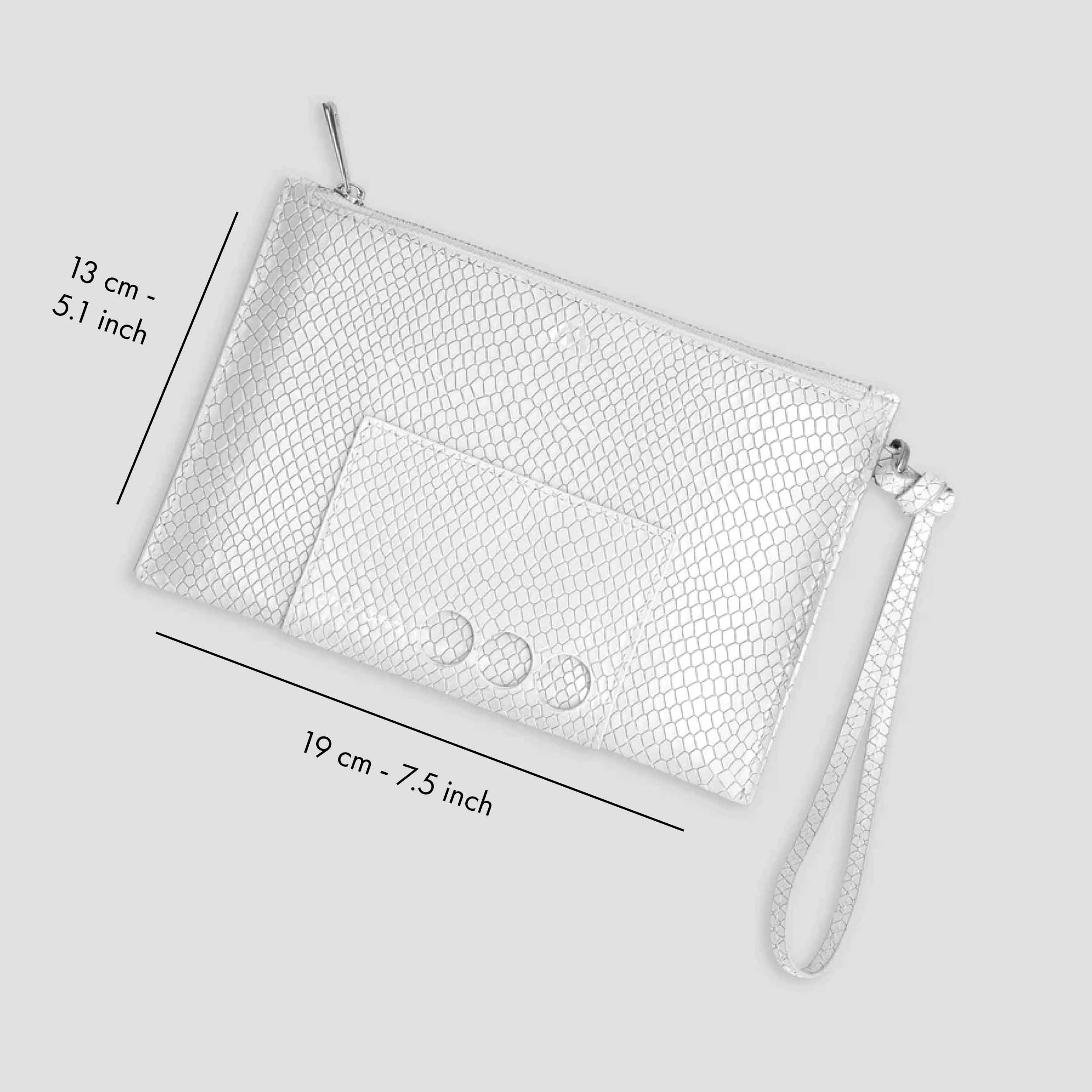 OOO Pouch - lizard ice white - Image 4