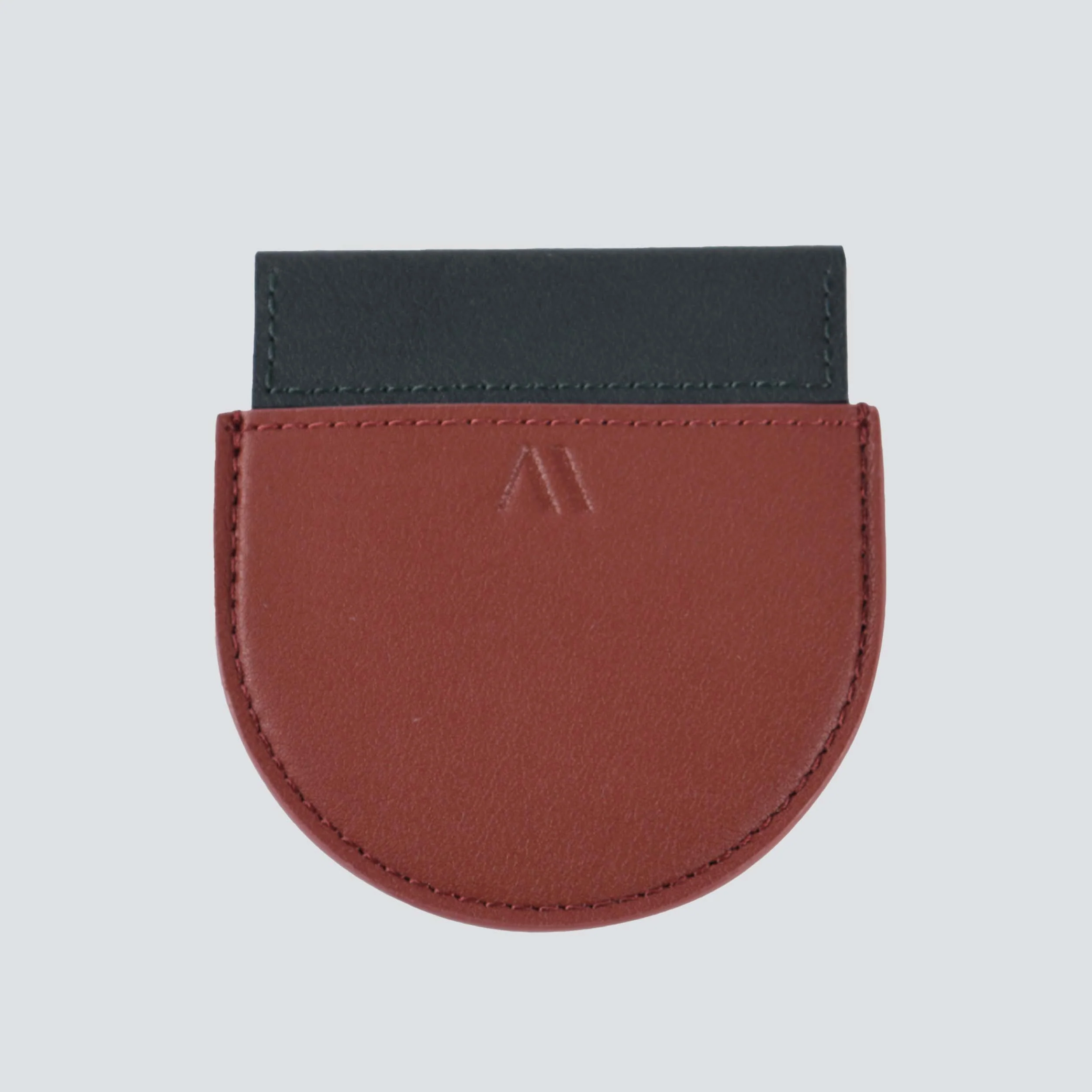 Pocket mirror Hazelnut / Forest Green - Image 2