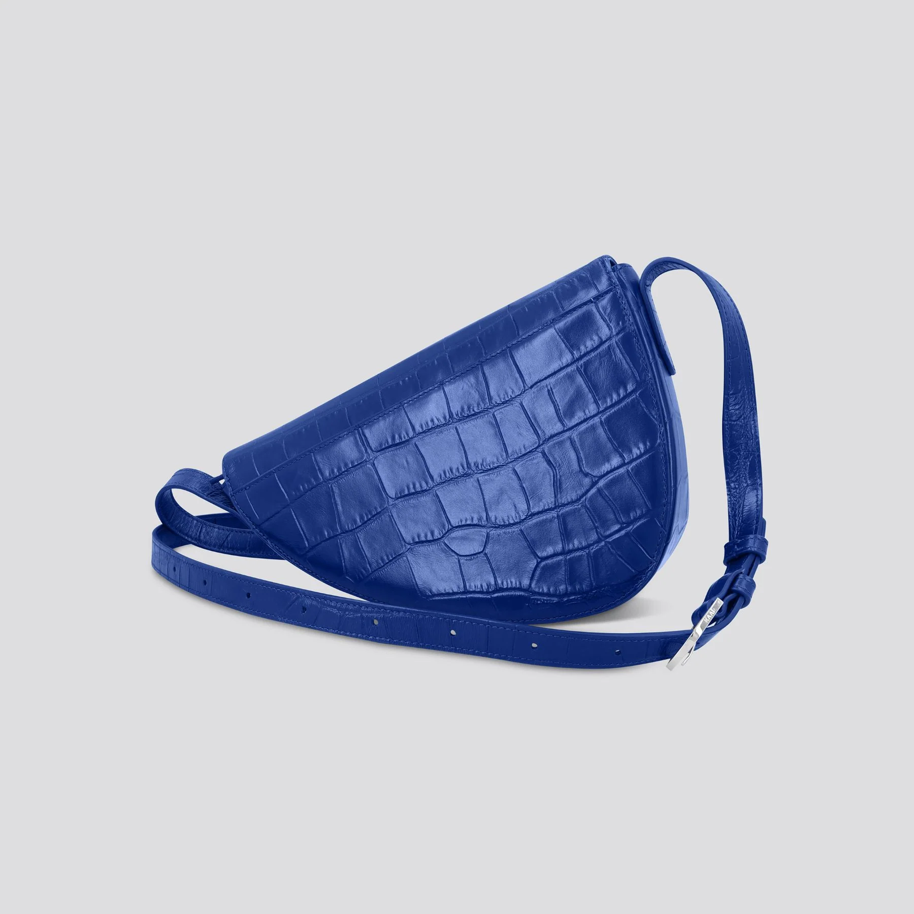 Rebel Cross Body - soft croco indigo blue - Image 3