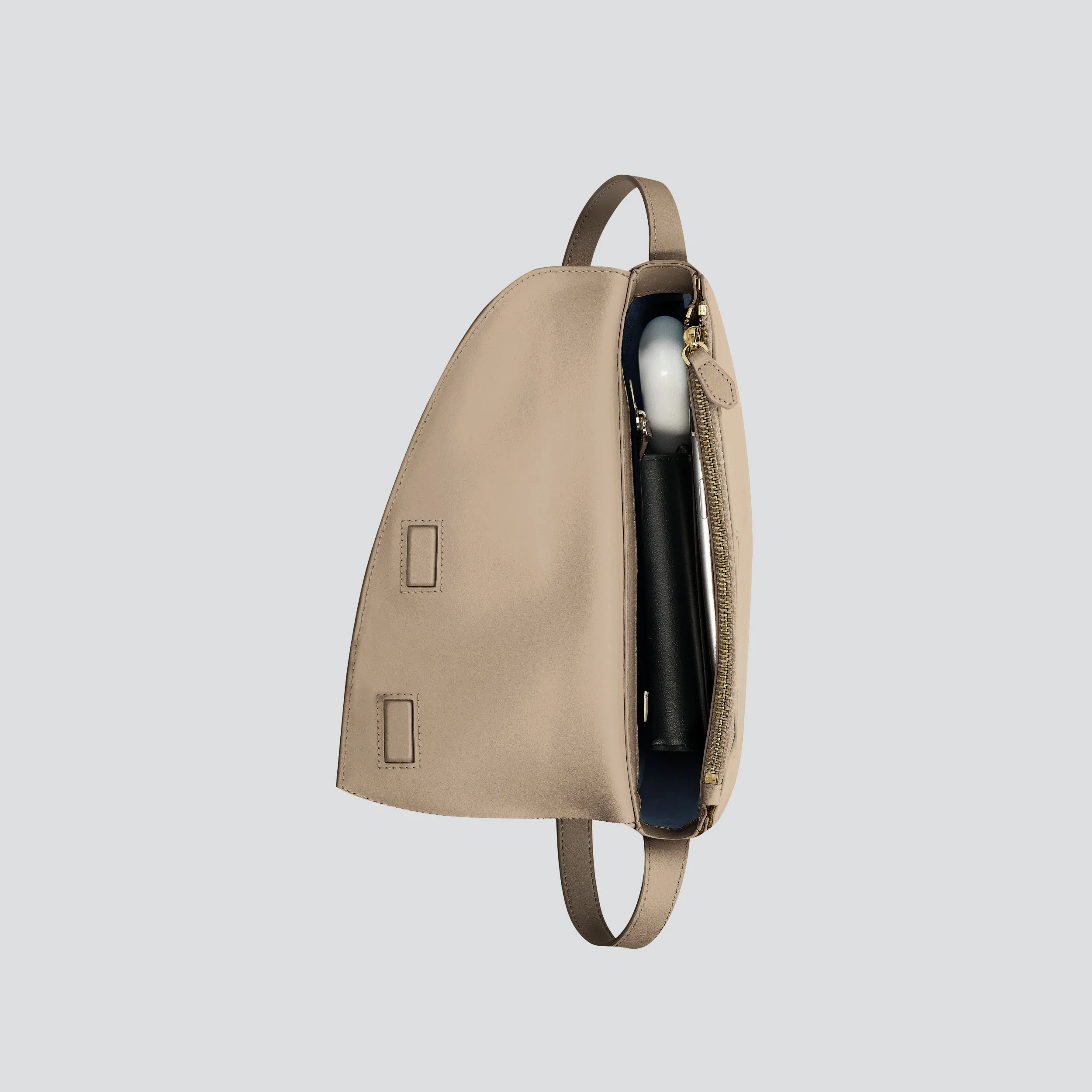 Rebel Cross Body - soft touch greige taupe - Image 3