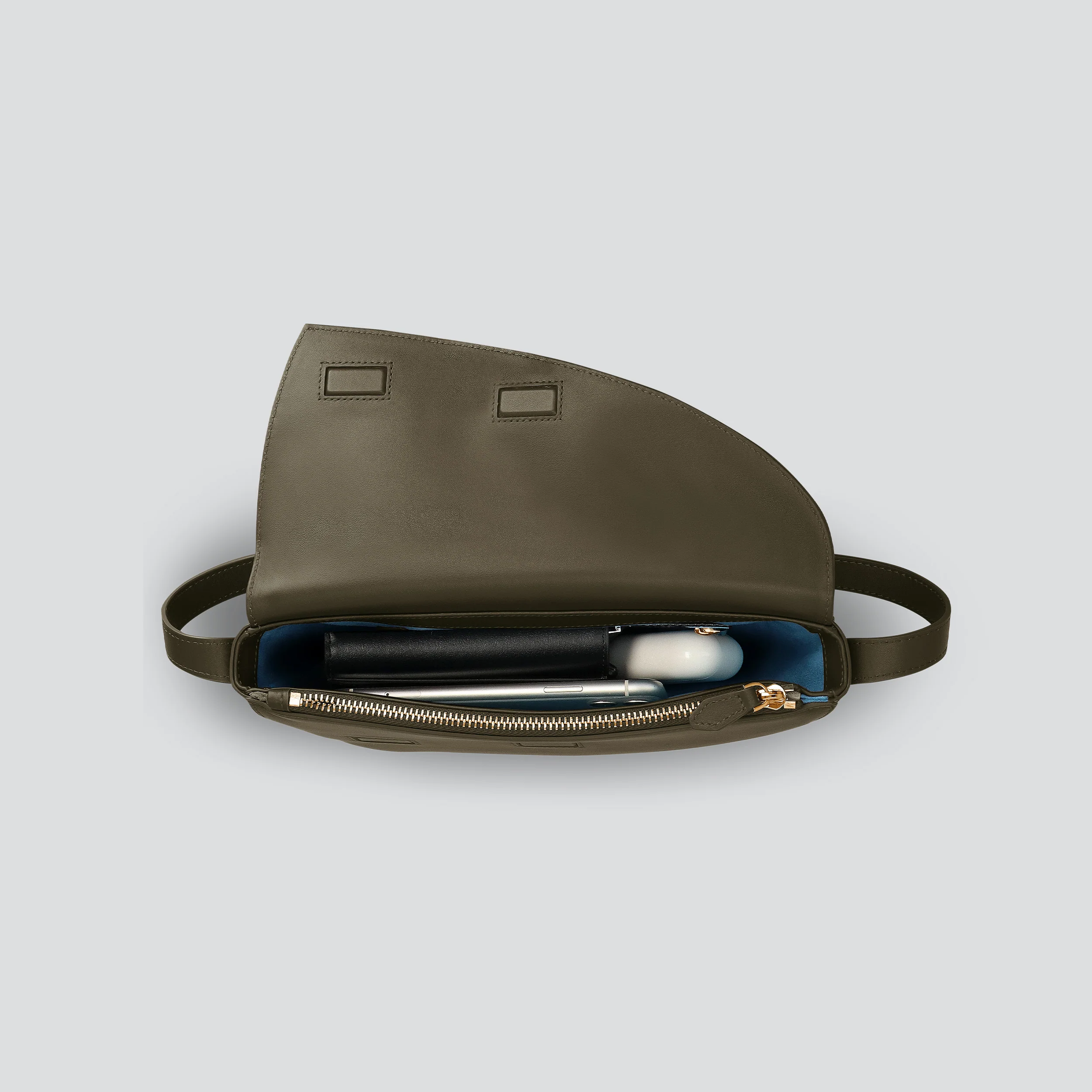 Rebel Cross Body - soft touch hunter khaki - Image 3