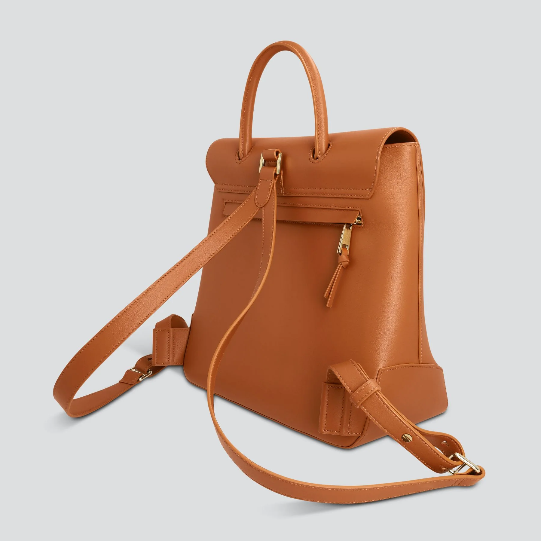 Rebel Mini Backpack - soft touch cognac - Image 3