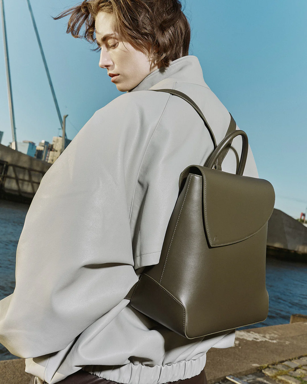 Rebel Mini Backpack - soft touch hunter khaki - Image 4