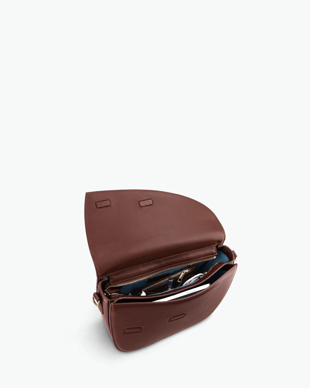 Rebel Saddle Bag - soft touch chestnut brown - Image 3