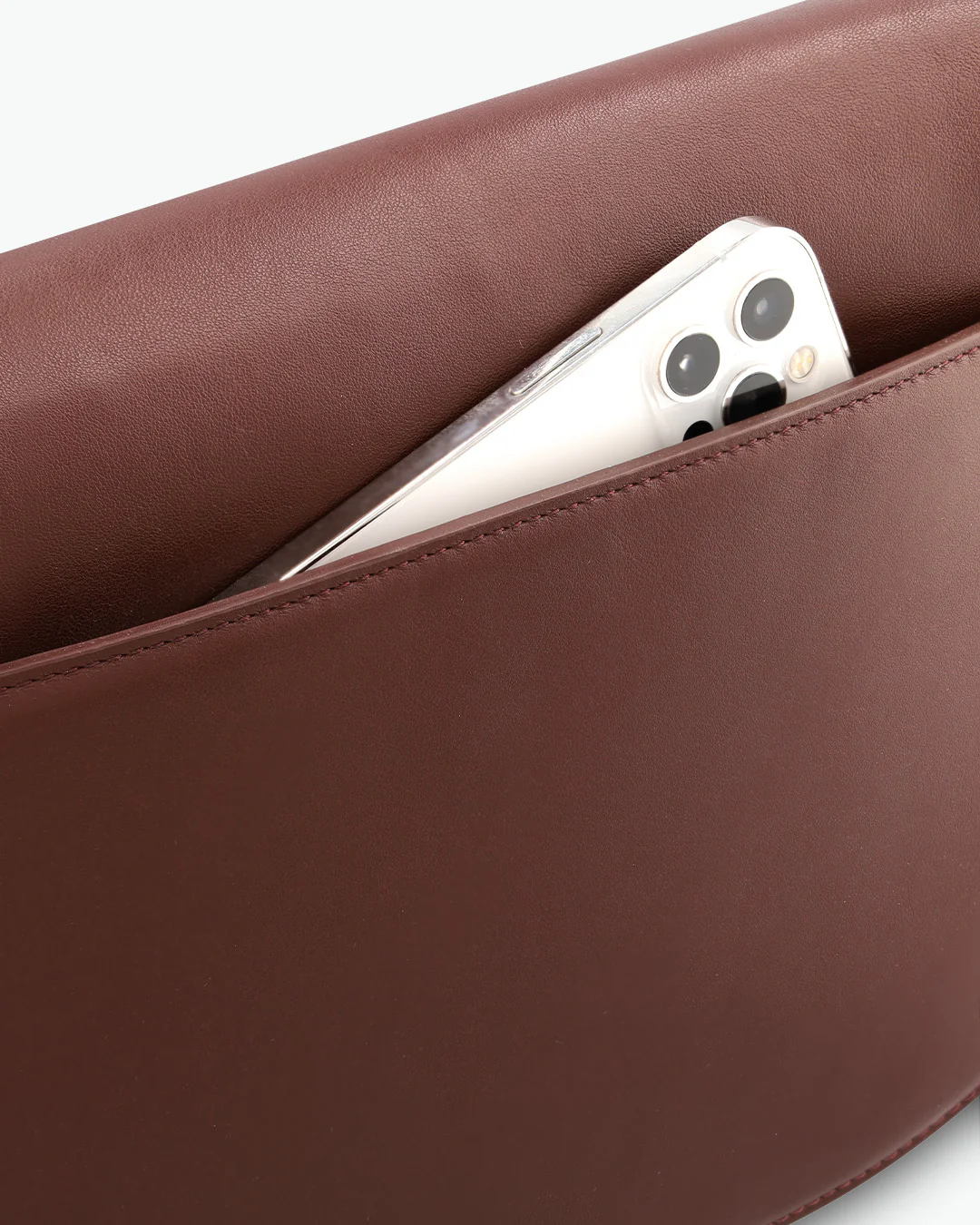Rebel Saddle Bag - soft touch chestnut brown - Image 4