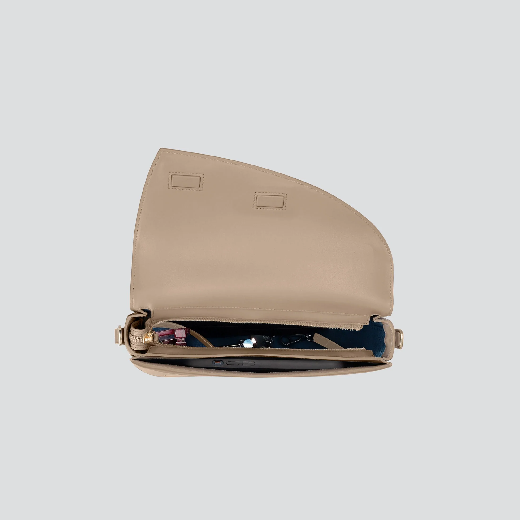 Rebel Saddle Bag - soft touch greige taupe - Image 2