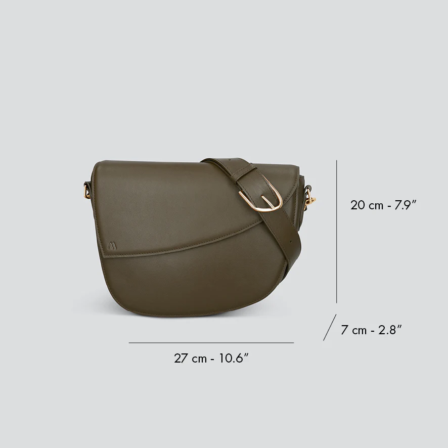 Rebel Saddle Bag - soft touch hunter khaki - Image 4