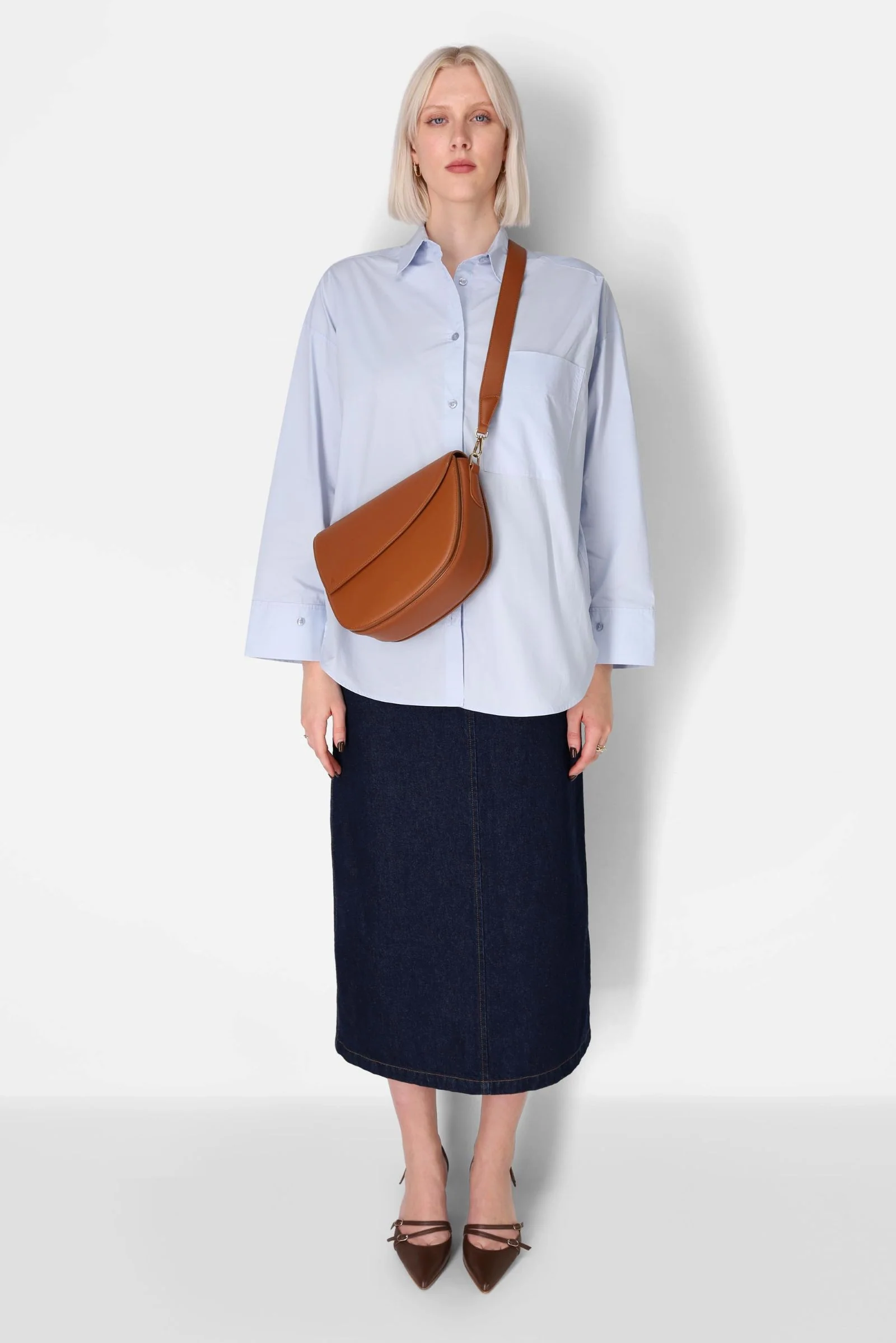 Rebel Saddle Bag - soft touch cream - Image 7