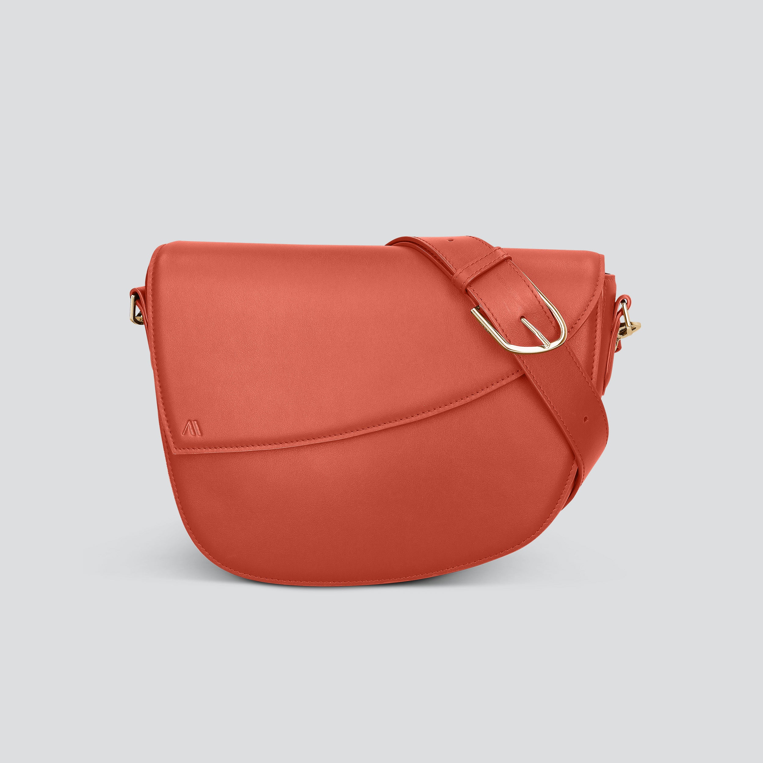 Rebel Saddle Bag - soft touch terracotta