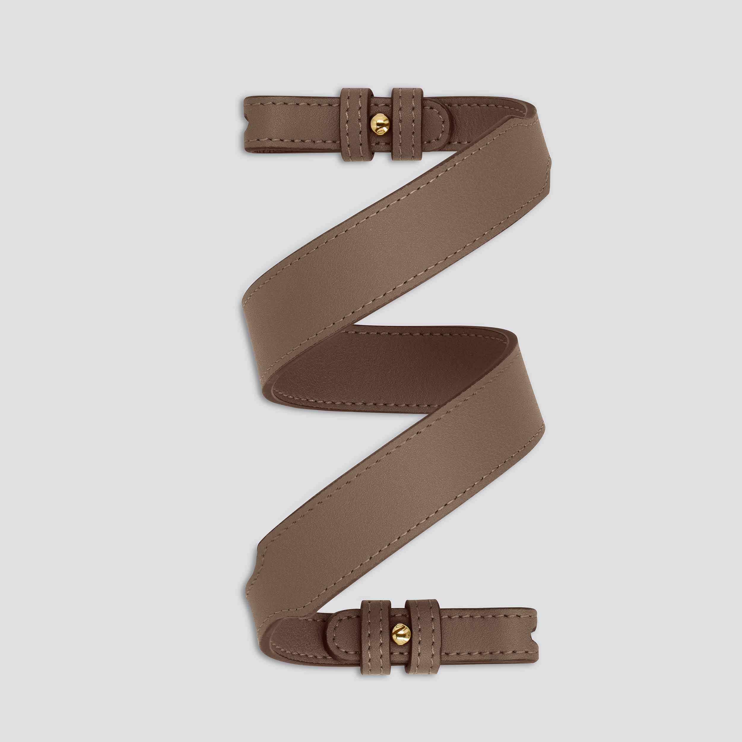 Short strap for Mini Bowler Warm Taupe - Image 2