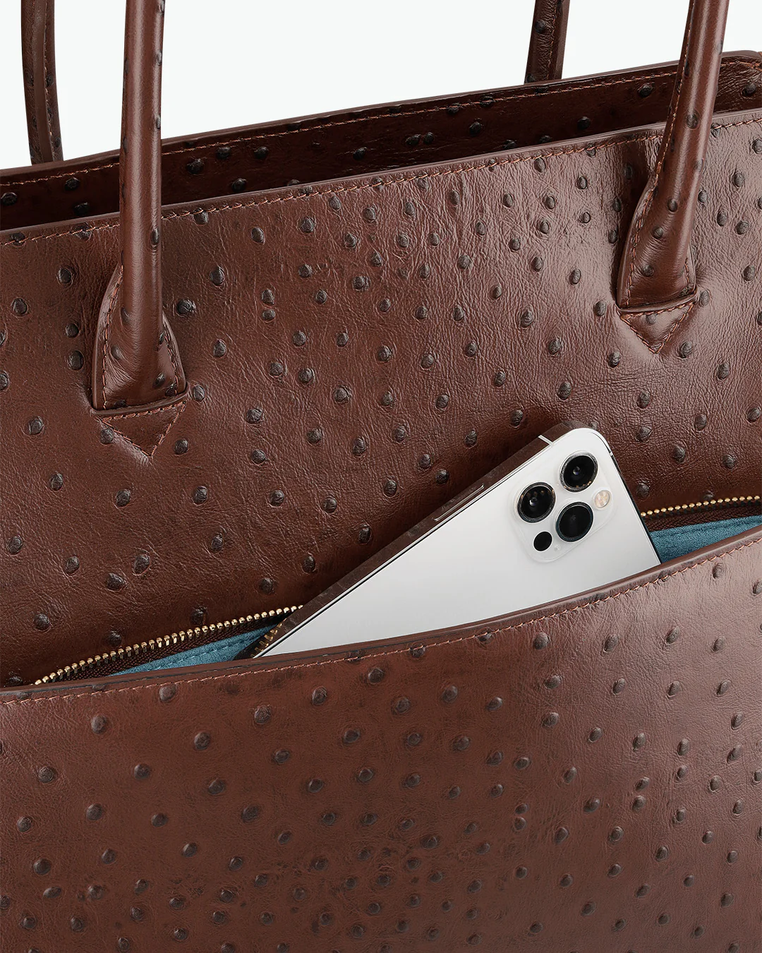 Voyager - ostrich chocolate brown - Image 5