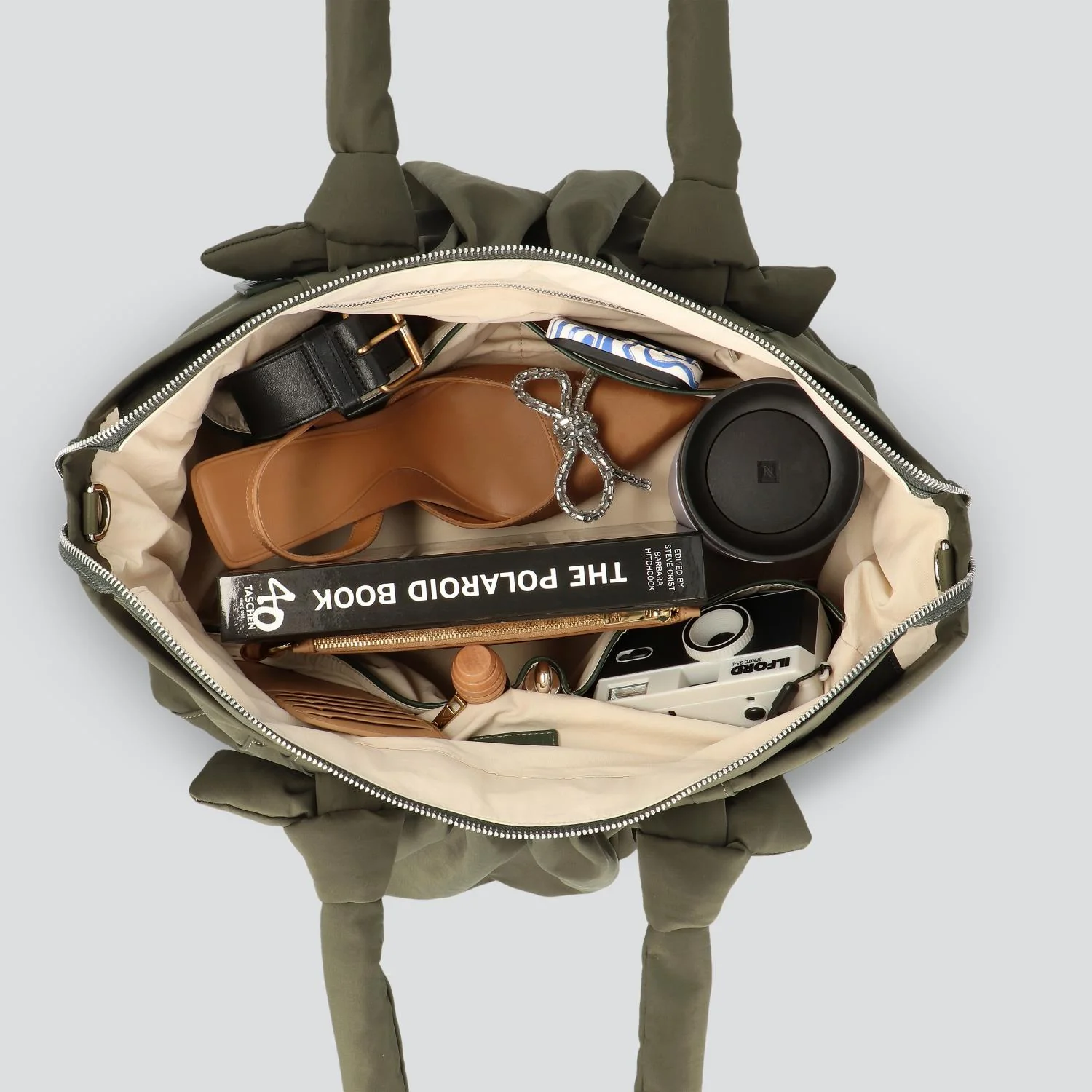 Weekend bag - khaki - Image 3